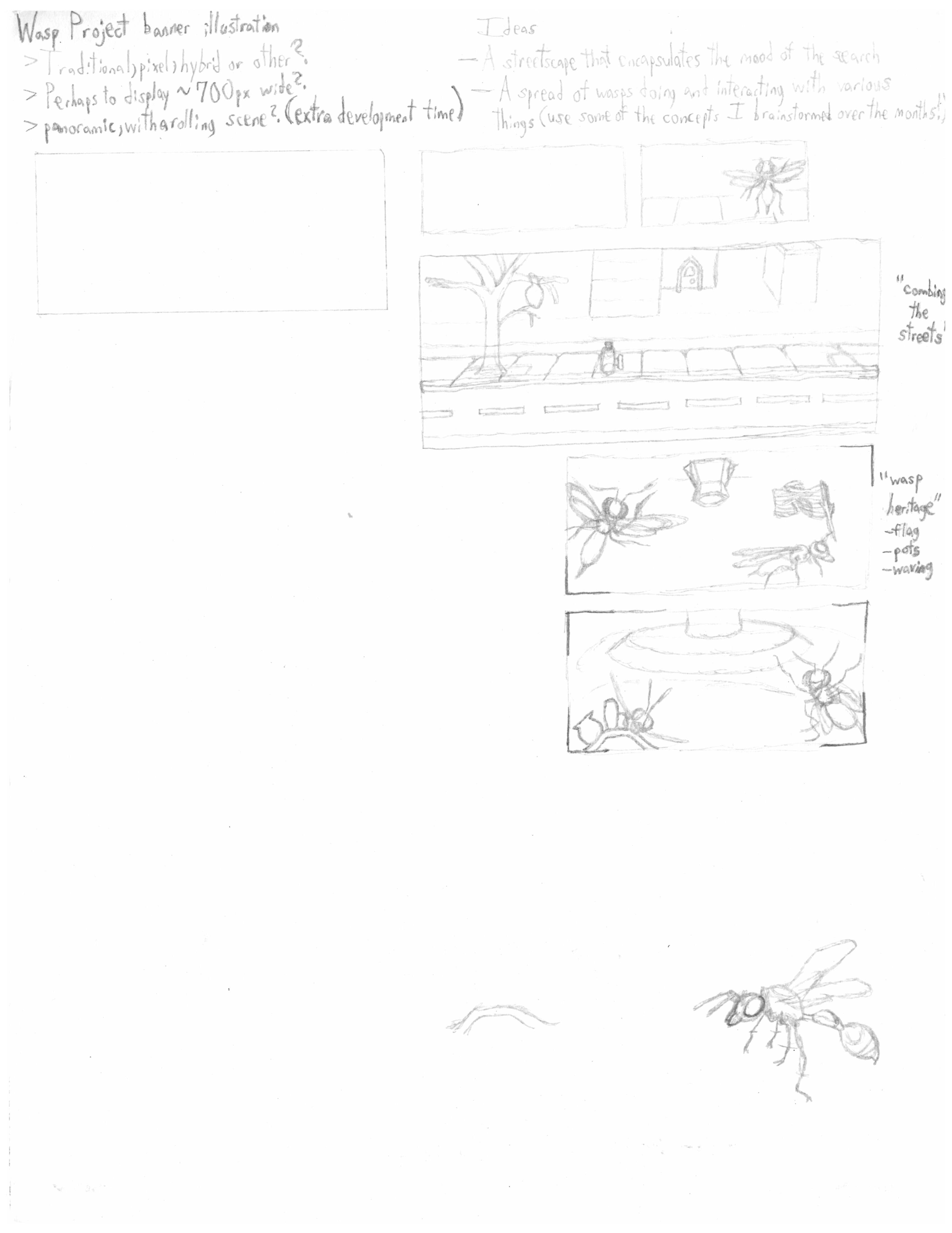 Drafts and alternate versions of the banner 'image' near the top of this page